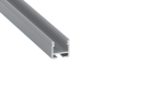 Lumines profile type FLEXA anodized silver, 6,17 m